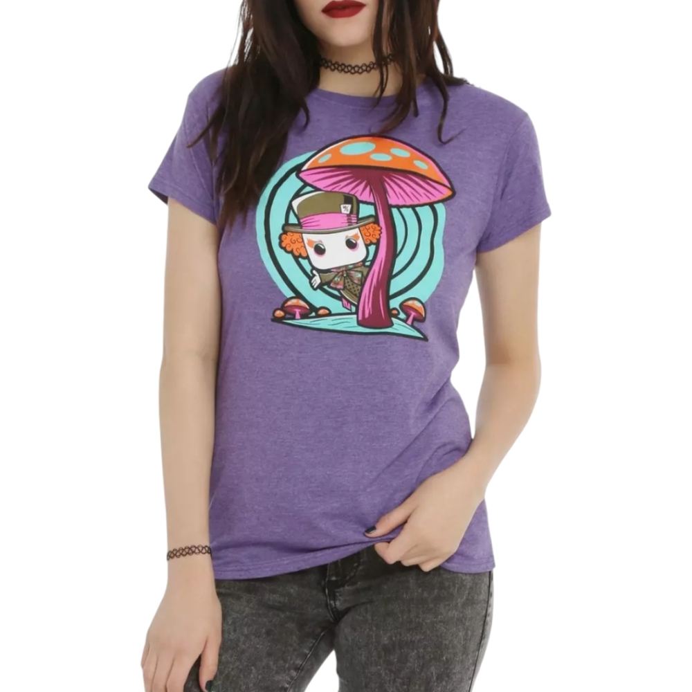Disney Funko Pop Tees Alice in Wonderland Mad Hatter T-shirt Sz XS